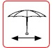 Knirps Sign Open Umbrella 