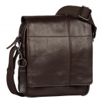 410-602-29 (011855) ΤΣΑΝΤΑ ΩΜΟΥ -M- ME ΚΑΠΑΚΙ  ΔΕΡΜΑΤΙΝΗ CAMEL ACTIVE PINE ΚΑΦΕ