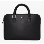 ATLAS 80-126 ΧΑΡΤΟΦΥΛΑΚΑΣ ΔΕΡΜΑ SAFFIANO 7.DOTS -L- BLACK