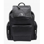 ERMIS 20-124 ΣΑΚΙΔΙΟ ΠΛΑΤΗΣ ΔΕΡΜΑ ΠΛΕΚΤΟ 7.DOTS -L- BLACK