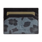 LEOPARD-90-005 ΘΗΚΗ ΚΑΡΤΩΝ ΔΕΡΜΑ 7.DOTS BLUE