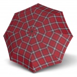 32015191 UMBR.KNIRPS T.SERIES DUOM.MEDIUM CHECKS RED/NAVY
