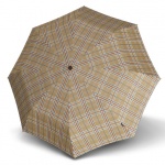 32015390 UMBR.KNIRPS T.SERIES DUOM.MEDIUM CHECKS BEIGE