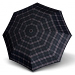 32015990 UMBR.KNIRPS T.SERIES DUOM.MEDIUM CHECK NAVY
