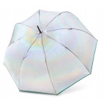 87608811 Umbrella Knirps MANUAL LONG TRANSPARENT, STARDUST AGAVE