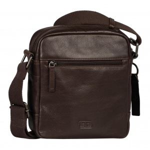 410-601-29 (011857) ΤΣΑΝΤΑ ΩΜΟΥ -S- ΔΕΡΜΑΤΙΝΗ CAMEL ACTIVE PINE ΚΑΦΕ