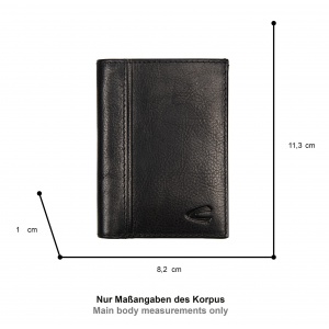 410-701-60 (011870) ΘΗΚΗ ΚΑΡΤΩΝ ΔΕΡΜΑΤΙΝΗ CAMEL ACTIVE PINE ΜΑΥΡΗ