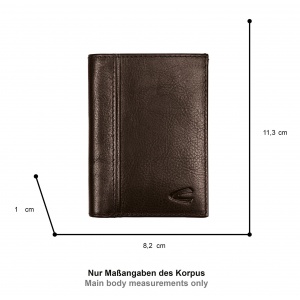 410-701-29 (011871) ΘΗΚΗ ΚΑΡΤΩΝ ΔΕΡΜΑΤΙΝΗ CAMEL ACTIVE PINE ΚΑΦΕ