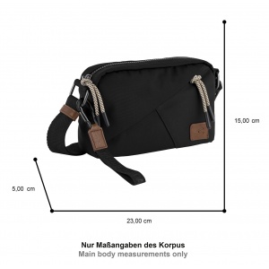411-603-60 (012157), ΤΣΑΝΤΑ ΩΜΟΥ ΧΙΑΣΤΙ CAM.BAG CAMEL ACTIVE AURUM ΜΑΥΡΗ