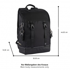 407-201-60 (012221) ΣΑΚΙΔΙΟ ΠΛΑΤΗΣ -M- CAMEL ACTIVE CONNECT ΜΑΥΡΟ