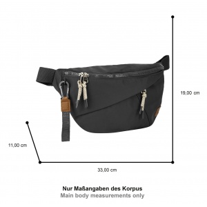411-302-60 (012315), ΤΣΑΝΤΑ ΜΕΣΗΣ -L- CAMEL ACTIVE AURUM ΜΑΥΡΗ