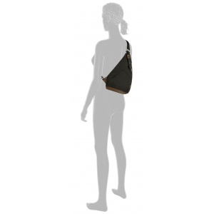 411-602-60 (012317), ΤΣΑΝΤΑ ΩΜΟΥ/ΣΑΚΙΔΙΟ SLING CAMEL ACTIVE AURUM ΜΑΥΡΗ
