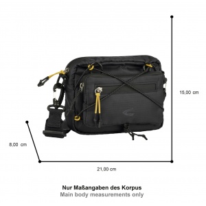 412-603-60 (012325), ΤΣΑΝΤΑ ΩΜΟΥ ΧΙΑΣΤΙ CAM.BAG CAMEL ACTIVE SHORES ΜΑΥΡΗ