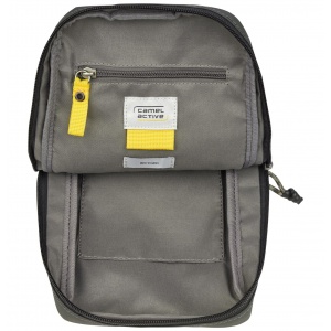 401-604-35 (011267) ΤΣΑΝΤΑ ΩΜΟΥ SLING CAMEL ACTIVE EXPLORE ΧΑΚΙ