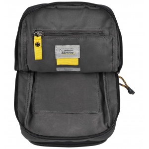 401-604-60 (011268) ΤΣΑΝΤΑ ΩΜΟΥ SLING CAMEL ACTIVE EXPLORE ΜΑΥΡΟ