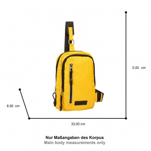401-604-93 (011774) ΤΣΑΝΤΑ ΩΜΟΥ SLING CAMEL ACTIVE EXPLORE ΚΙΤΡΙΝΟ