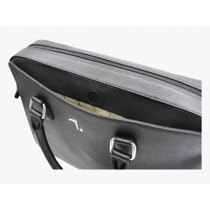 ATLAS 80-126 ΧΑΡΤΟΦΥΛΑΚΑΣ ΔΕΡΜΑ SAFFIANO 7.DOTS -L- BLACK