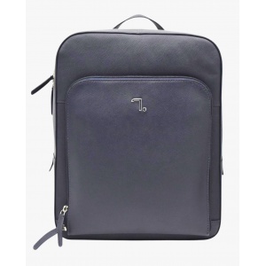 ATLAS 20-125 ΣΑΚΙΔΙΟ ΠΛΑΤΗΣ ΔΕΡΜΑ SAFFIANO 7.DOTS -L- NAVY