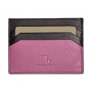 BOLOGNA-90-005 ΘΗΚΗ ΚΑΡΤΩΝ ΔΕΡΜΑ 7.DOTS LILAC