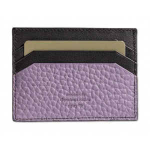 CORONA-90-005 ΘΗΚΗ ΚΑΡΤΩΝ ΔΕΡΜΑ 7.DOTS PURPLE