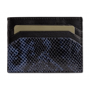FOIL-90-005 ΘΗΚΗ ΚΑΡΤΩΝ ΔΕΡΜΑ 7.DOTS NAVY