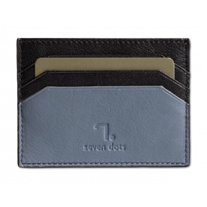 PRATO-90-005 ΘΗΚΗ ΚΑΡΤΩΝ ΔΕΡΜΑ 7.DOTS DENIM