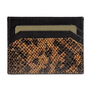 SNAKE-90-005 ΘΗΚΗ ΚΑΡΤΩΝ ΔΕΡΜΑ 7.DOTS OLIVE