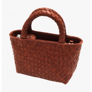 ELECTRA ΓΥΝ.ΤΣΑΝΤΑ 15-109 -S- 7.DOTS ΔΕΡΜΑ BRANDY