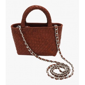 ELECTRA ΓΥΝ.ΤΣΑΝΤΑ 15-109 -S- 7.DOTS ΔΕΡΜΑ BRANDY