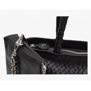 ELECTRA ΓΥΝ.ΤΣΑΝΤΑ 15-110 -L- 7.DOTS ΔΕΡΜΑ BLACK