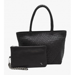 ELECTRA ΓΥΝ.ΤΣΑΝΤΑ 15-110 -L- 7.DOTS ΔΕΡΜΑ BLACK