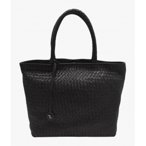 ELECTRA TOTE ΤΣΑΝΤΑ 16-111 -L- 7.DOTS ΔΕΡΜΑ BLACK