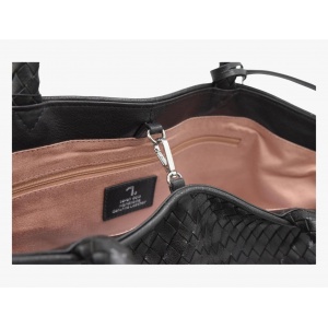 ELECTRA TOTE ΤΣΑΝΤΑ 16-111 -L- 7.DOTS ΔΕΡΜΑ BLACK