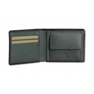 NEPTUNE-71-012 ΠΟΡΤΟΦΟΛΙ ΔΕΡΜΑ 7.DOTS HS Χ/Χ BLACK/GREEN