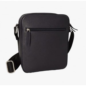 ATLAS 60-101 ΤΣΑΝΤΑ ΩΜΟΥ ΔΕΡΜΑ SAFFIANO 7.DOTS -M- BLACK