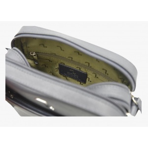 ATLAS 60-101 ΤΣΑΝΤΑ ΩΜΟΥ ΔΕΡΜΑ SAFFIANO 7.DOTS -M- NAVY