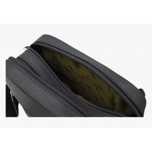 ATLAS 60-101 ΤΣΑΝΤΑ ΩΜΟΥ ΔΕΡΜΑ SAFFIANO 7.DOTS -M- NAVY