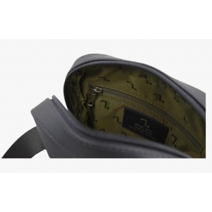 ATLAS 60-127 ΤΣΑΝΤΑ ΩΜΟΥ ΔΕΡΜΑ SAFFIANO 7.DOTS -S- NAVY