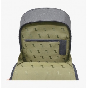 ATLAS 60-129 BODY BAG ΔΕΡΜΑ SAFFIANO 7.DOTS -M- NAVY