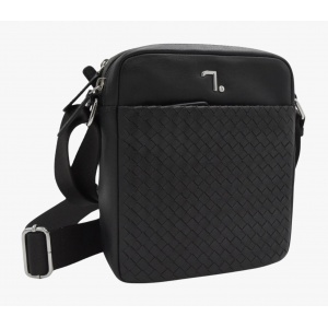 ERMIS 60-101 ΤΣΑΝΤΑ ΩΜΟΥ ΔΕΡΜΑ ΠΛΕΚΤΟ 7.DOTS -M- BLACK