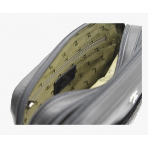 ERMIS 60-122 ΤΣΑΝΤΑ ΩΜΟΥ ΔΕΡΜΑ ΠΛΕΚΤΟ 7.DOTS -L- BLACK