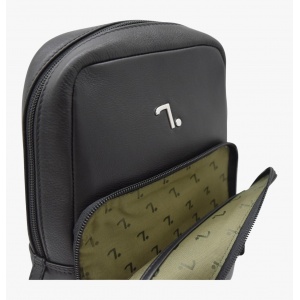 URANUS 60-123 BODY BAG ΔΕΡΜΑ 7.DOTS -M- BLACK