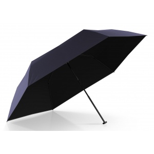 005012012 UMBR.KNIRPS US.050 ULTRA LIGHT SLIM MANUAL NAVY WITH BLACK UV COATING AND HEATSHIELD