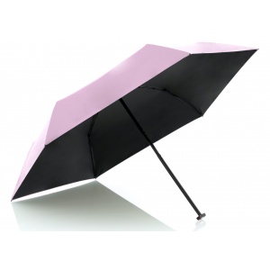 00501800 UMBR.KNIRPS US.050 SLIM MANUAL MED., ROSE WITH BLACK COATING