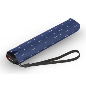 00508473 UMBR.KNIRPS US.050 SLIM MANUAL MED.RAIN BLUE