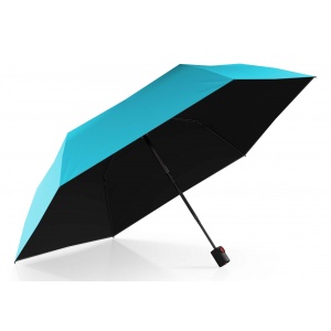 22001340 UMBR.KNIRPS U.200  DUOMATIC MED.,TURQUOISE WITH BLACK COATING, HEATSHIELD