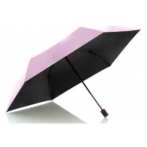 22001800 UMBR.KNIRPS U.200  DUOMATIC MED., ROSE WITH BLACK COATING