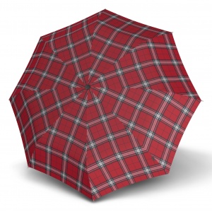 32015191 UMBR.KNIRPS T.SERIES DUOM.MEDIUM CHECKS RED/NAVY
