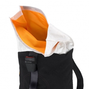 CLASSIQ AIRPAQ 2.0 ROLLTOP/WHITE ΣΑΚΙΔΙΟ ΠΛΑΤΗΣ BLACK 