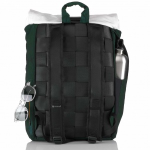 CLASSIQ AIRPAQ 2.0 ROLLTOP/WHITE ΣΑΚΙΔΙΟ ΠΛΑΤΗΣ GREEN
